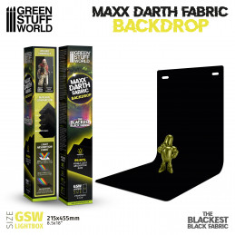 Schwarzer Maxx Darth-Hintergrund Lightbox 215x455mm