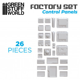 Moldes de Silicona Paneles de Control Moldes Escenografia