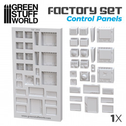 Moldes de Silicona Paneles de Control Moldes Escenografia