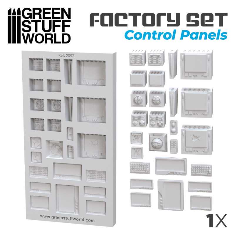 Silicone Molds - Control Panels | Terrain molds Silicone Molds - Control Panels | Terrain molds