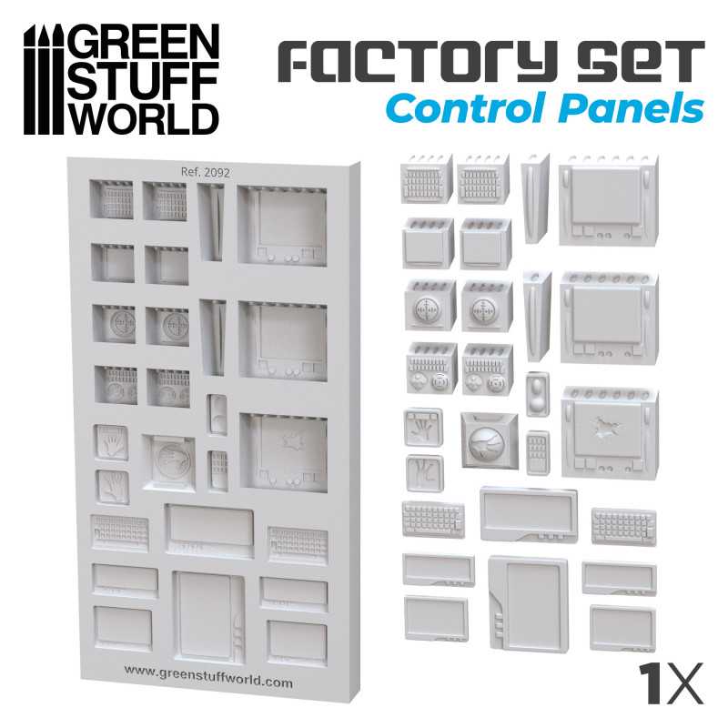 Silicone Molds - Control Panels | Terrain molds