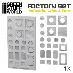 Silicone Molds - Grids and Fans | Terrain molds
