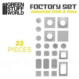 Silicone Molds - Grids and Fans | Terrain molds