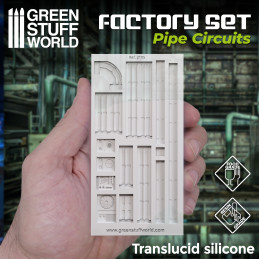 Moldes de Silicona Circuito de Tuberías Moldes Escenografia