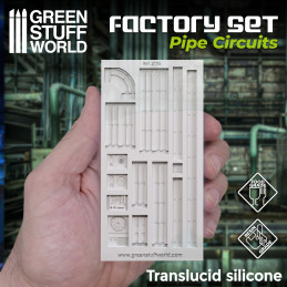 Silikon Texturplatten - Rohrleitungen | Gelände silikonformen