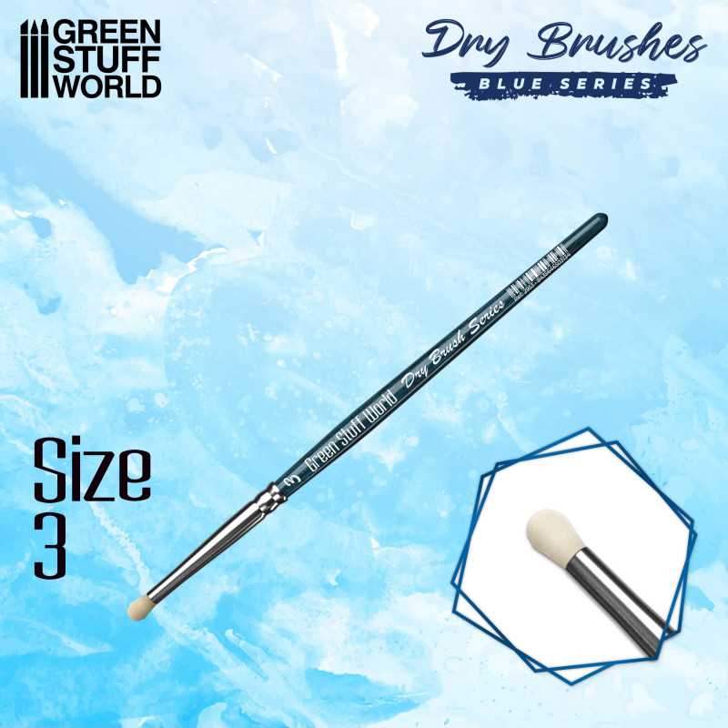 BLUE SERIES Dry Brush - Size 3 | Dry Brushes