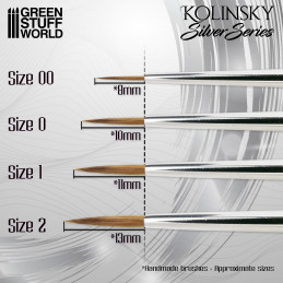 SILVER SERIES Paint brush set | Kolinsky Brushes