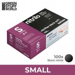 Black Nitrile Gloves - Small | Nitrile Gloves