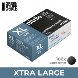 Black Nitrile Gloves - Extra Large | Nitrile Gloves