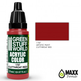 Peinture acrylique CUTTHROAT RED | Peinture Acrylique