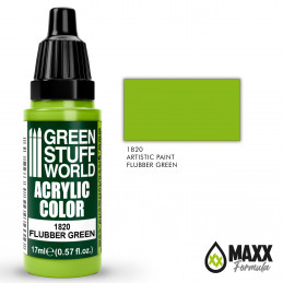Acrylic Color FLUBBER GREEN | Acrylic Paints