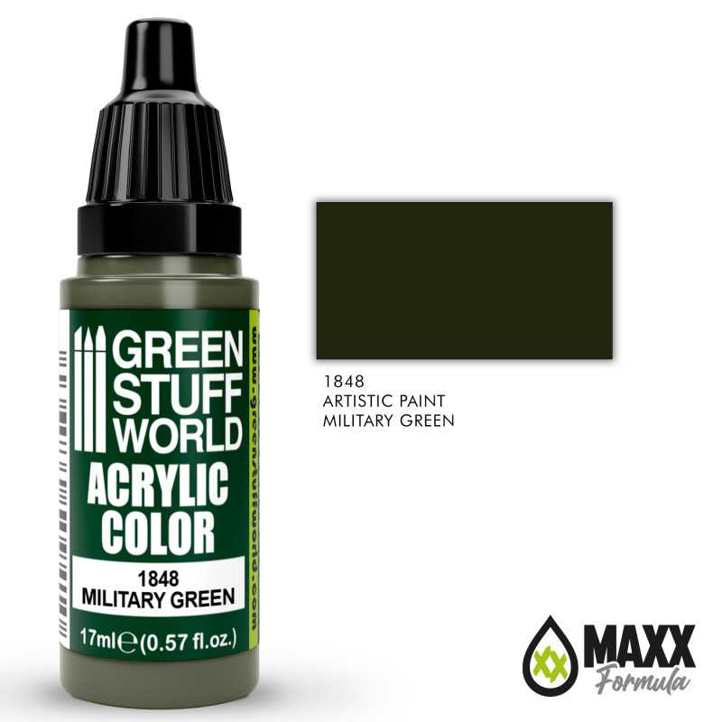 Acrylic Color MILITARY GREEN | Acrylic Paints