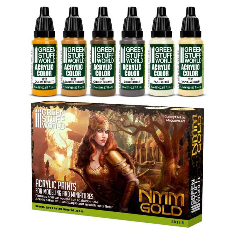 Paint Set - NMM Gold | Model Paint Sets