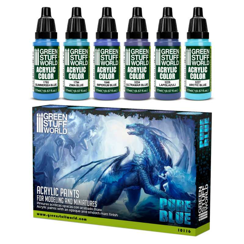 Farbset - Pure Blue | Acrylfarben set Farbset - Pure Blue | Acrylfarben set