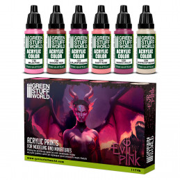 Paint Set - Evil Pink | Model Paint Sets