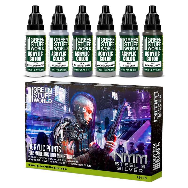 NMM PAINT SET STEEL