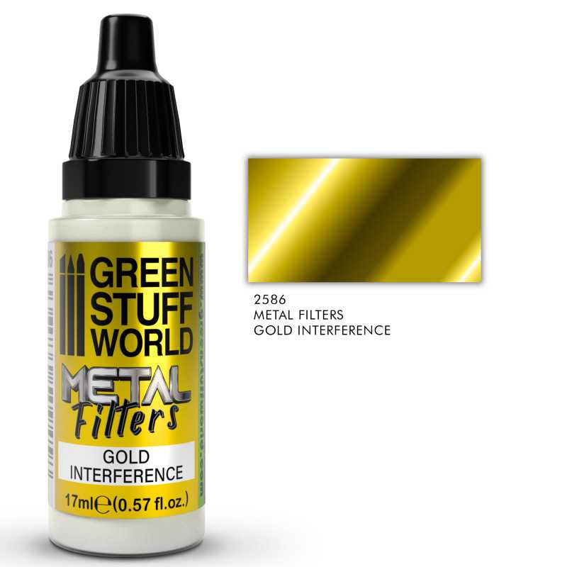 Metallfilters - Gold Interferenz | Chamäleon Farbe