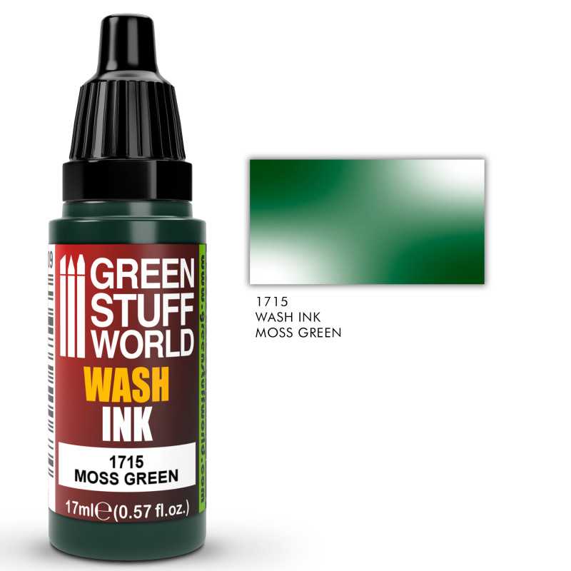 Inchiostro Lavatura Wash MOSS GREEN | Colori Inchiostri