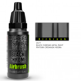 ▷ Black Chrome Paint for Airbrush