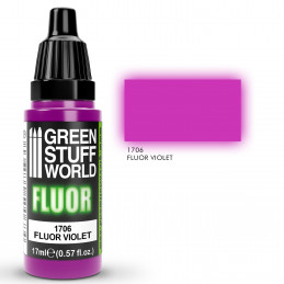 Fluor Farbe VIOLETT | Fluoreszierende Farben