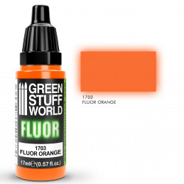 Peinture Fluor ORANGE | Peintures Fluorescentes