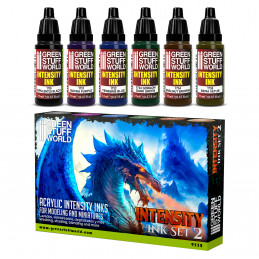 Set x6 Intensity Inks - Set 2 | Model Paint Sets