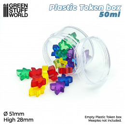 Plastic Token box | Gaming Tokens and Meeples
