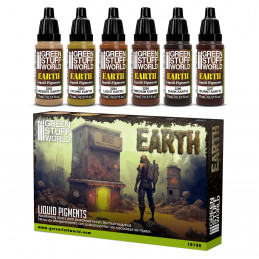 Liquid Pigments Set - Earth | Paint