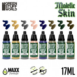 Farbset - Malefic Skin | Acrylfarben set