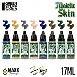 Paint Set - Malefic Skin | Model Paint Sets