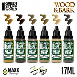 Paint Set - WOOD n BARK | Model Paint Sets