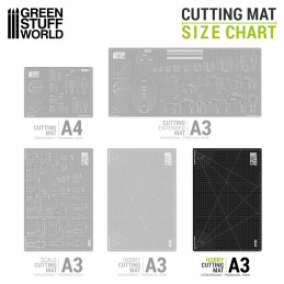 BLACK Cutting Mat A3 | Hobby Cutting Mats