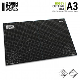 ▷ BLACK Cutting Mat A3