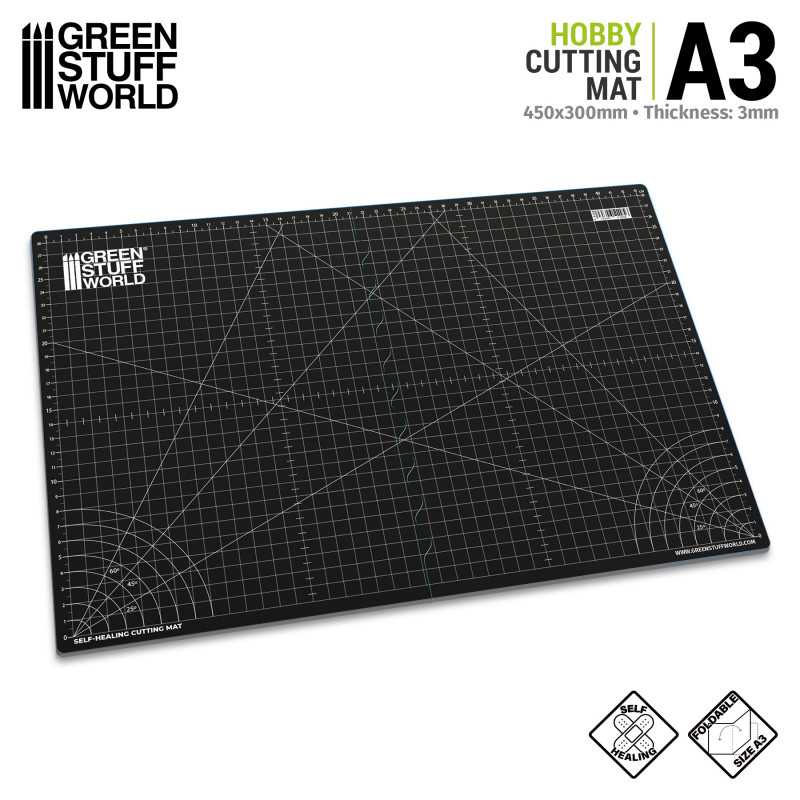 BLACK Cutting Mat A3 | Hobby Cutting Mats BLACK Cutting Mat A3 | Hobby Cutting Mats