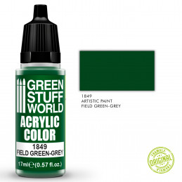 Colore acrilico FIELD GREEN - GREY - OUTLET