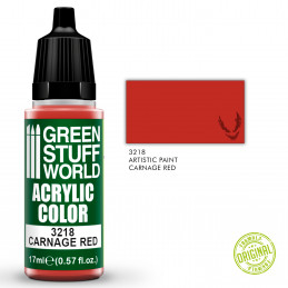 Acrylic Color CARNAGE RED - OUTLET | OUTLET - Paints