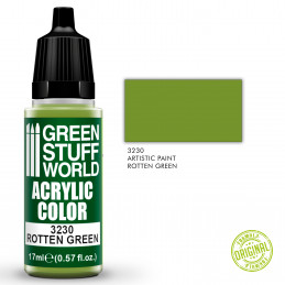 Acrylic Color ROTTEN GREEN - OUTLET