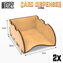 Dispensador de Cartas - 98x75mm Accesorios Juegos de Cartas