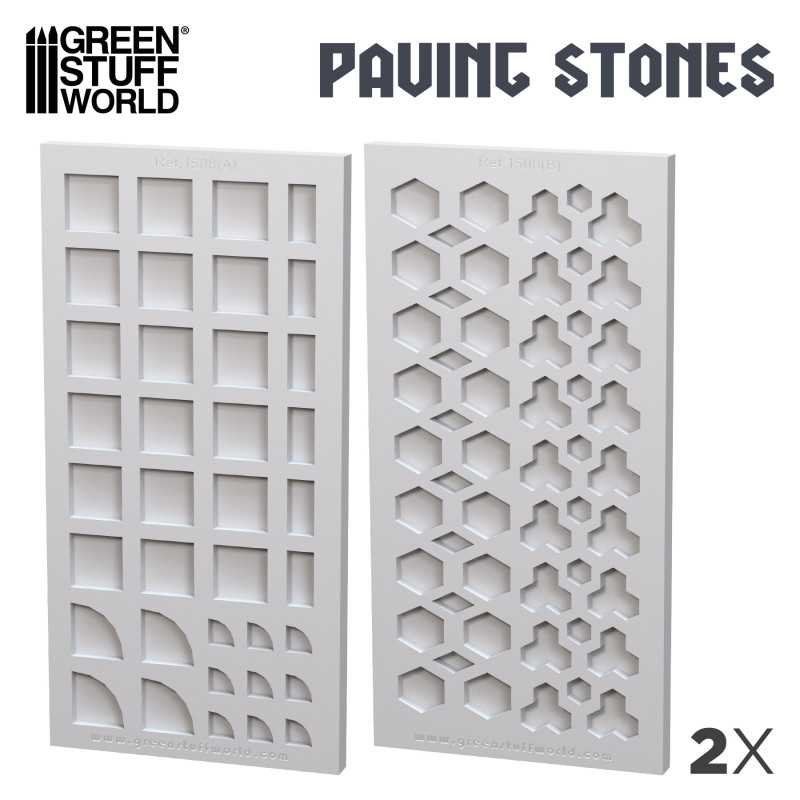 Silicone molds - Paving stones | Terrain molds