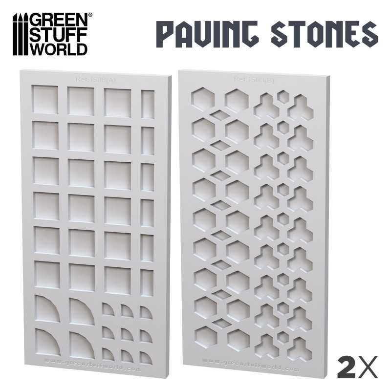 Silicone molds - Paving stones | Terrain molds Silicone molds - Paving stones | Terrain molds