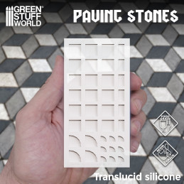 Silicone molds - Paving stones | Terrain molds