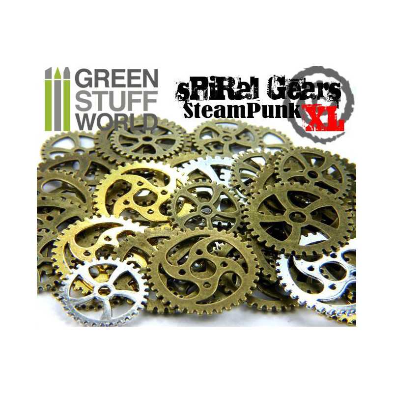 Set SteamPunk RUEDAS ESPIRAL 85 gr. - Tamaño XL Set SteamPunk RUEDAS ESPIRAL 85 gr. - Tamaño XL