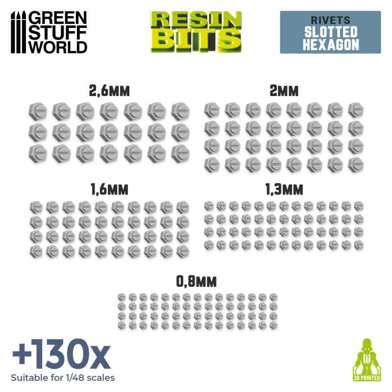 Set imprimé 3D - Micro Rivet Hexagonaux | Boucliers et épaulettes Set imprimé 3D - Micro Rivet Hexagonaux | Boucliers et épaulettes
