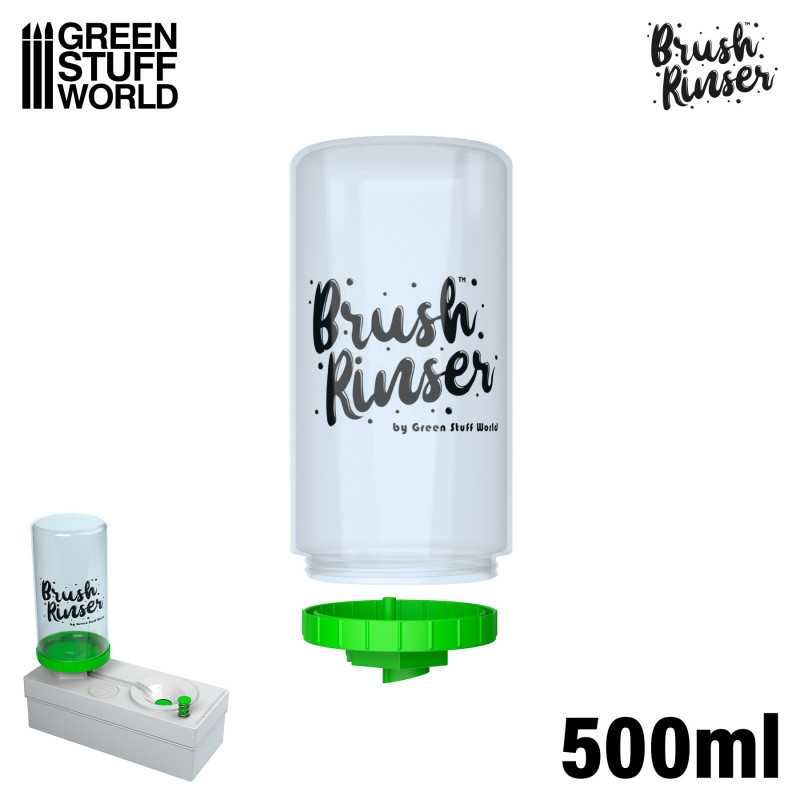 Brush Rinser bottle 500ml - Green | Paint Brush Cleaner Tool Brush Rinser bottle 500ml - Green | Paint Brush Cleaner Tool