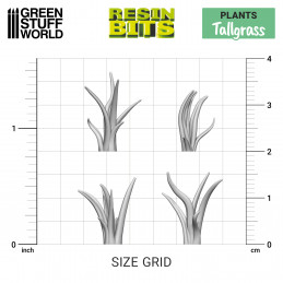 3D-Druckset - Hohe Gräser | Pflanzen und Vegetation