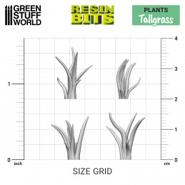3D printed set - TALL GRASS | Plants and vegetation