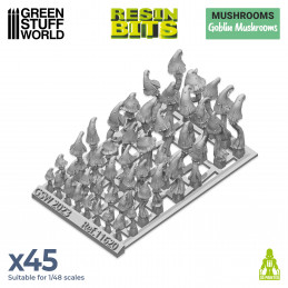 Set impreso en 3D - Setas Goblin Plantas y vegetacion