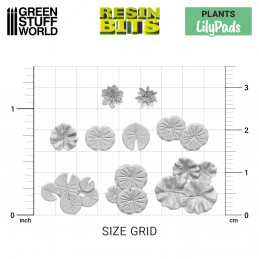 Set impreso en 3D - Plantas LILY PADS Plantas y vegetacion