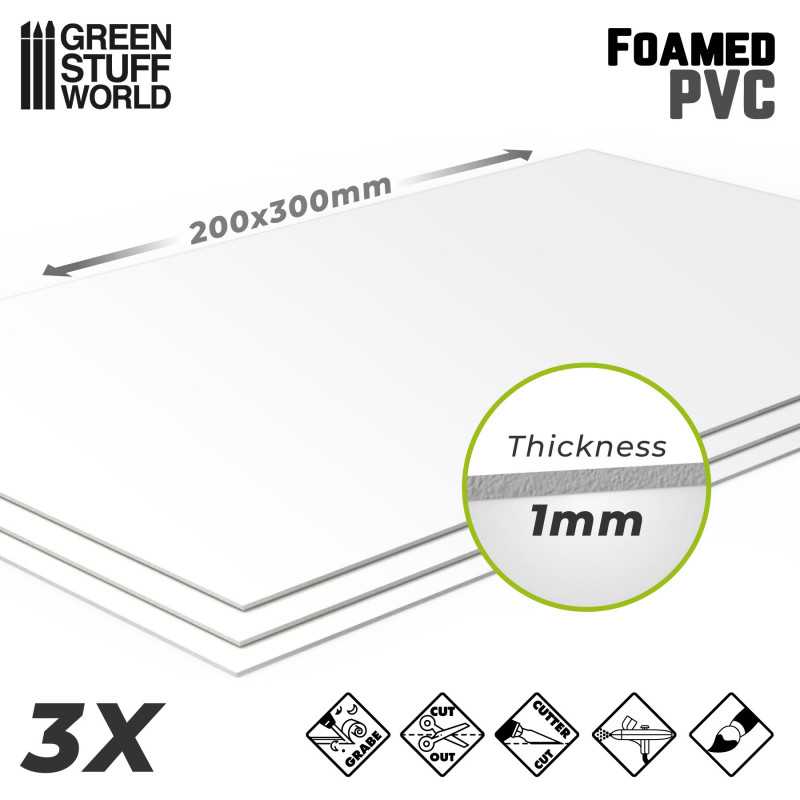 Foamed PVC 1 mm | Foamed PVC