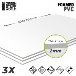 Foamed PVC 2 mm | Foamed PVC